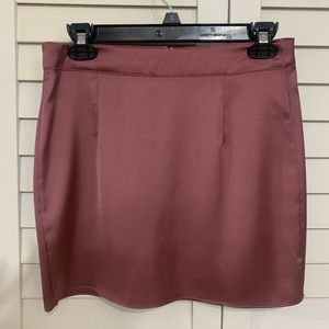 NAKED WARDROBE SILK MINI SKIRT